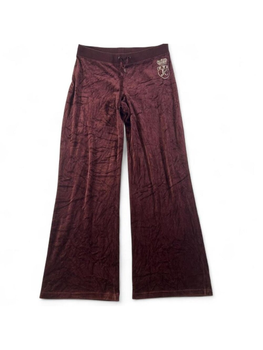 Vintage juicy couture bedazzled low rise flare tracksuit pants